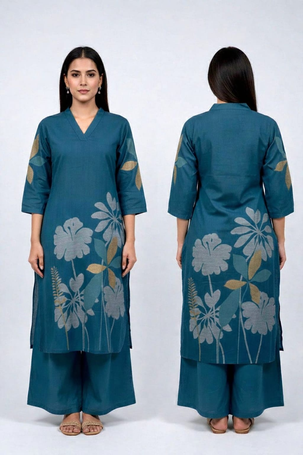 ZIVA 01 Cotton Kurti Set